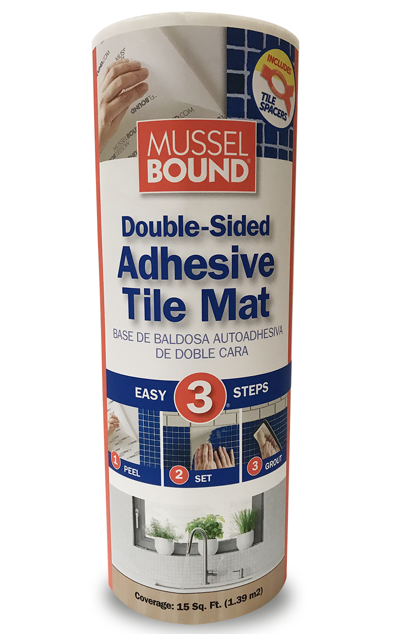 Ea - MusselBound Adhesive Tile Mat - double sided adhesive
