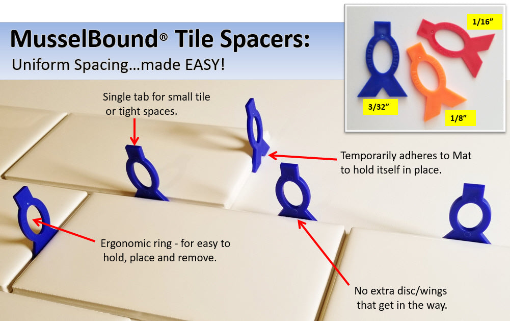 MusselBound Tile Spacer Kit